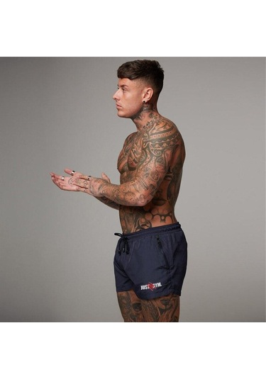 Mavi Muscleguys Yaz Rahat Plaj Kısa Erkekler İçin Günlük Ince Erkek Şort Ter Koşu Fitness Şortu Moda Baskı Spor Salonu Vücut Geliştirme Kısa Pantolon Mavi