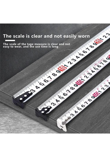 7.5x2.5cm-5 7.5m Geri Çekilebilir Mezura Yüksek Hassasiyetli Dayanıklı Dijital Bant Ölçüm Cetveli Marangozluk Aletleri Vücut Kumaş Ölçümü