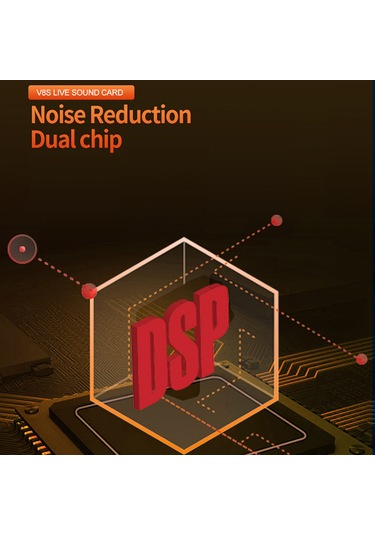 Geeksen V8s Dışarıdaki Ses Kartı, Canlı Yayın Ve Mikser Fonksiyonu, 6 Ses Modu, 12 Efekt, 1200mah Pil, Siyah