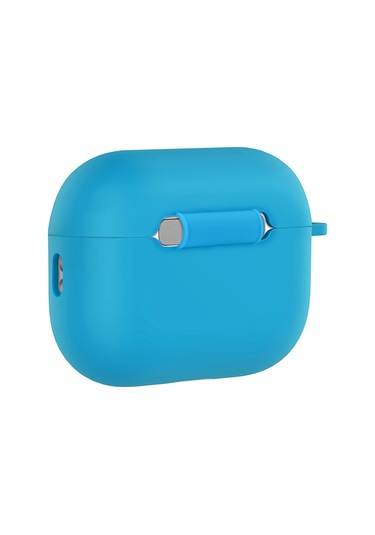 Apple Airpods Pro 3 İle Uyumlu Kılıf Standart Yumuşak Silikon Case Mavi