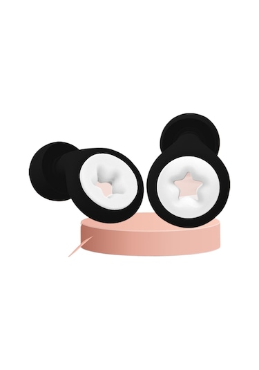 Loop Sessiz Gürültü Azaltıcı Kulak Tıkacı Süper Yumuşak Beyaz Siyah