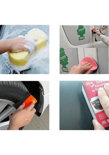 Gojo Sünger Temizlik Seti 4 Parça