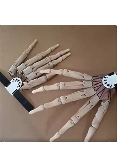 Cadılar Bayramı Eklemli Parmaklar Cadılar Bayramı Parmak Eklem Açık Hava Parti Aksesuarları Siyah Sol El