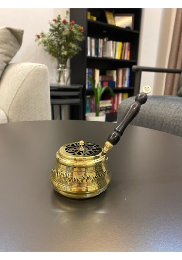 Pirinç Gold Renk Tütsülük Üzerlik Otu Hediyeli