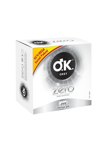 Okey Zero Prezervatif 45'li