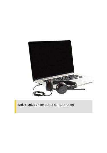 Jabra Evolve 30 II UC Optimized Stereo Kulak Üstü Çağrı Merkezi Kulaklığı