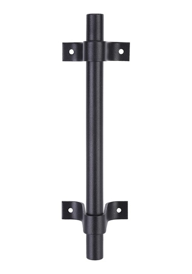 Xindoker Karbon Çelik Ahşap Kapı Kayar Kapı Saraylığı, Ergonomik Tasarımli Dayanıklı Ahşap Depo Kolu, 20cm Siyah Diğer