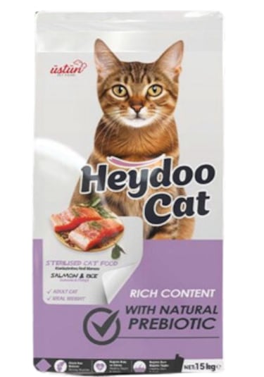 Heydoo Somonlu Kısırlaştırılmış Yetişkin Kedi Maması 15 KG