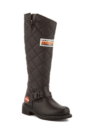 Harley Davidson Laconia Hi 646 Unisex  Black - Yağli Deri Çizme