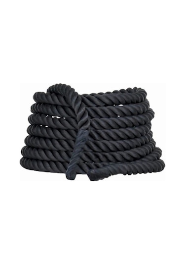 Ckspor Dayanıklı Kılıflı Antrenman Halatı 10 Metre 38 Mm Battle Rope Crossfit Dayanıklılık Güç Antrenmanı