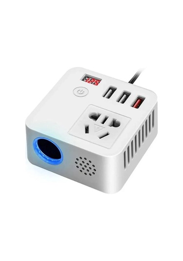 Powermaster Çok Fonksiyonlu 150w 12v/24v 220v Usb Çıkışlı Araç İnvertörü