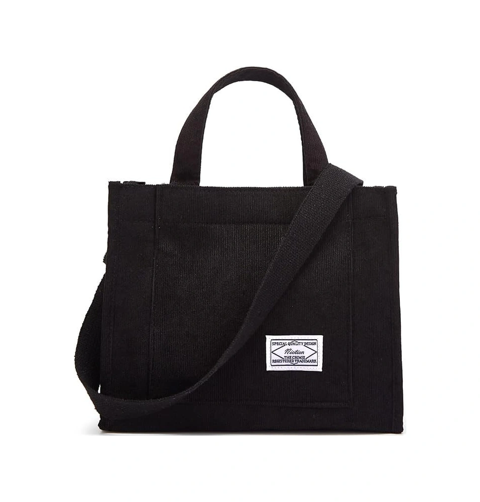 Yuntech01 2023 Yeni Koyu Siyah Kordaj Çanta - Üniversite, İş, Seyahat İçin Çok Amaçlı, Organize Bölmeli Kadın Çanta Çok Renkli