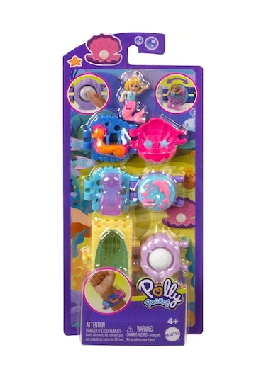 Polly Pocket Bileklik Olabilen Sevimli Oyun Setleri HKV67-HKV70