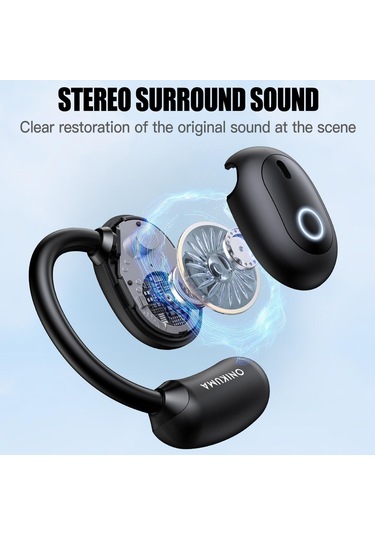 Onıkuma T25 Sport Kablosuz Bluetooth Kulaklık Siyah