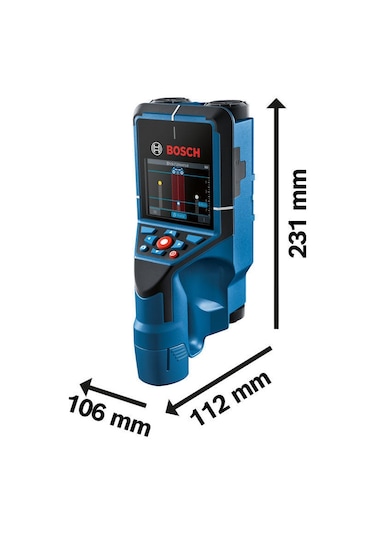Bosch Professional D-Tect 200 C Duvar Tarama Cihazı (Akü ve Şarj Cihazı Dahil Değil) - 0601081608