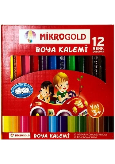 Mikrogold 12 Li Kuru Boya Kısa