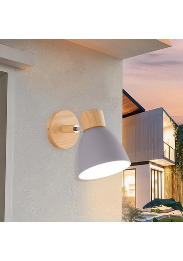 Suntek Modern Basit Duvar Işık Fikstürleri Koridor Grisi Gri Gri