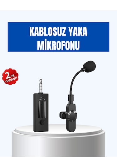 Bluetooth 5.2 Destekli Gürültü Önleyici Kablosuz Mikrofon