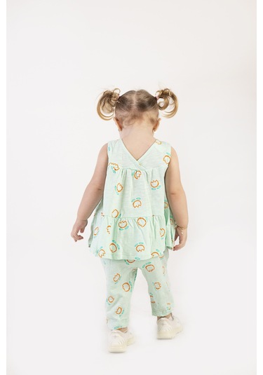 Harika Kids Kız Bebek Tunik Model Alt-üst Takım 001