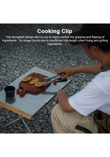 Geeksen 304 Paslanmaz Çelik Somunlu Grip, Anti-ısı Korkuluk, Büyük Boy Manav, Akşam Yemeği, Barbekü, Sosis, Balık, Sebze, Et Kızartma, Tost, Pişirme, Krokodil Dişli, Tutucu, Kol, Parça Çok Renkli