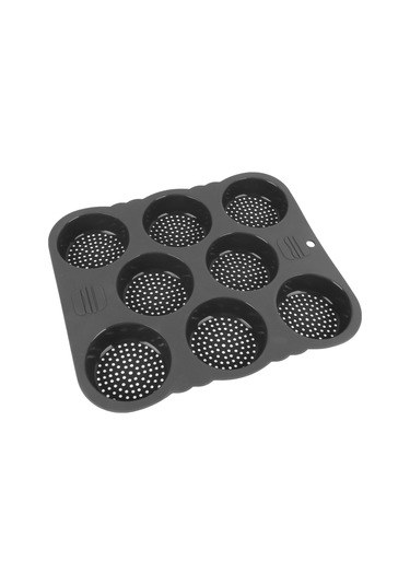 Shineyee Yemek Dereceli Silikon Hamburger Ekmek Kalıbı, 8 Lü, Isı Dağıtımı İyi, Kaymaz, Fırın Uyumlu, Temizliği Kolay Diğer