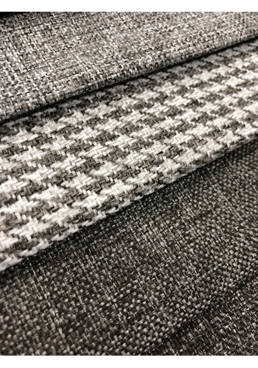 Enesar Home Antrasit Keten Döşemelik Kumaş Premium Dokuma 109 100 x 140 cm