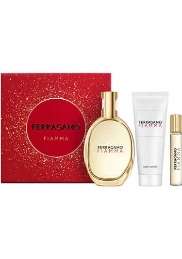Salvatore Ferragamo Fiamma Edp 100 Ml + Body Lotion 100 Ml + Edp 15 Ml 8056860210167 Diğer