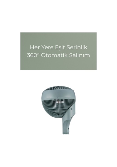 Woox 8'' 360 Derece Salınımlı Uzaktan Kumandalı Dokunmatik Ekran 40 Cm Zaman Ayarlı Masaüstü Vantilatör