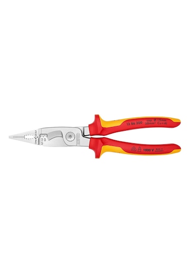 Knipex 1386200 VDE Kombine Elektrikçi Pensesi Çok Fonksiyonlu