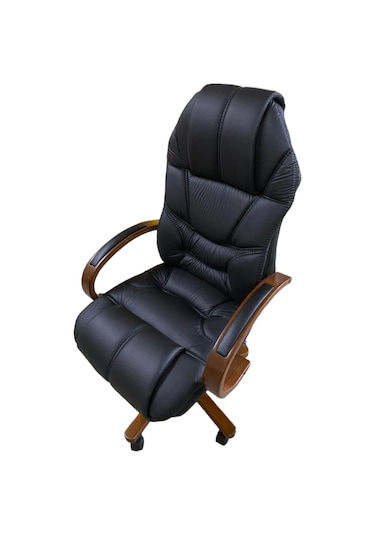 Ahşap Ofis Koltuğu Müdür Koltuğu Yönetici Koltuğu Makam Koltuğu