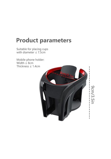 Bardak Ve Telefon Tutacağı Kırmızı / Sybr57-2