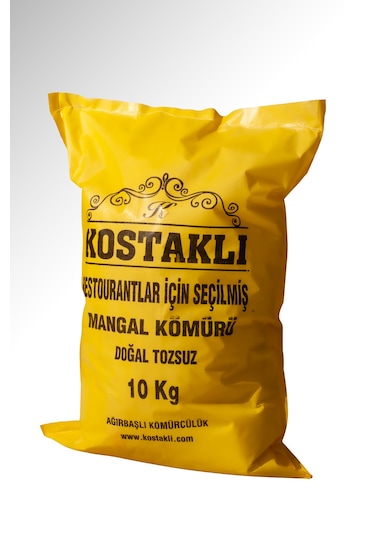 Kostaklı Meşe Mangal Kömürü Restoranlar İçin Seçilmiş 10 KG