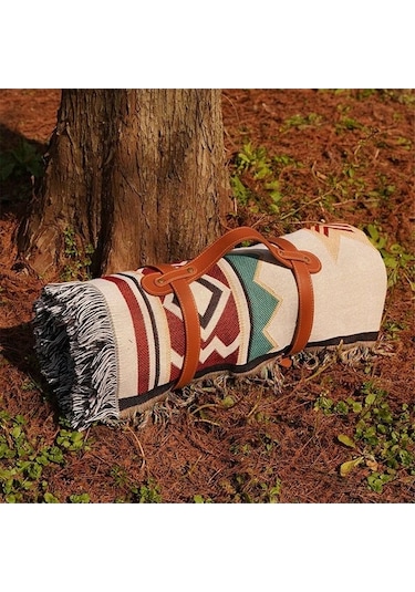 Moly Hafta Sonu Piknik Matı, Kamp & Açık Hava, 90x180cm, Saf Pamuklu, Çevre Dostu Diğer