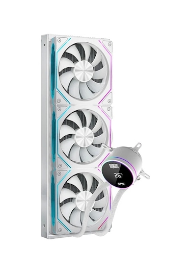 Dragos Frostbite 360 White Intel&amd 360mm Isı Göstergeli Argb Sıvı Soğutucu