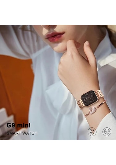 Wodimark G9 Mini 41 MM Akıllı Saat (İthalatçı Garantili) Rose Gold