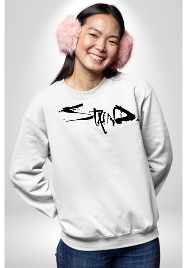 Staind Unisex Beyaz Sweatshirt Beyaz