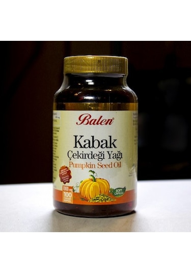 Balen Kabak Çekirdeği Yaği Soft Jel 1380Mg X 100 Kapsül
