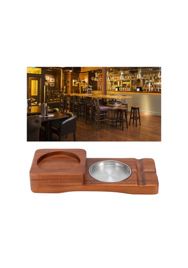 Yifomall Ahşap Viski Ve Puro Tepsisi - Şık Bar Aksesuarı, Ev Ofis Dekoru, Hediye Seçeneği