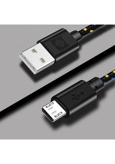 Maerknon60w Hızlı Şarj Mikro Usb Kablo Xiaomi Redmi Samsung Uyumlu S6 S7 İçinbej0.75 M