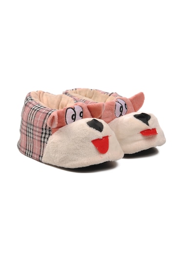 Pembe-bej Kadın Panduf Köpekli Panduf G Pembe-bej Bej - Pembe