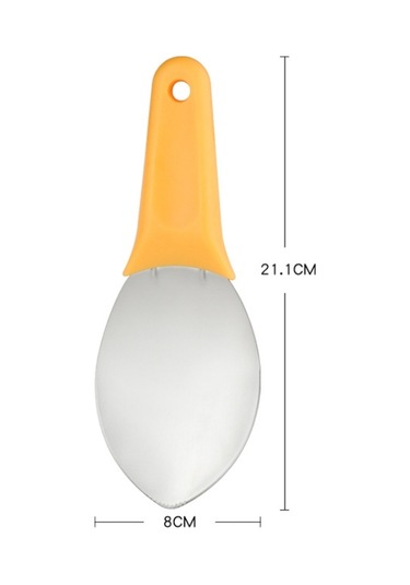 Mango Dilimleme Ve Binleme Aracı Çok Fonksiyonlu Paslanmaz Çelik Meyve Peel Ayırıcı 1 Adet , Boyut:mango Kesici Diğer