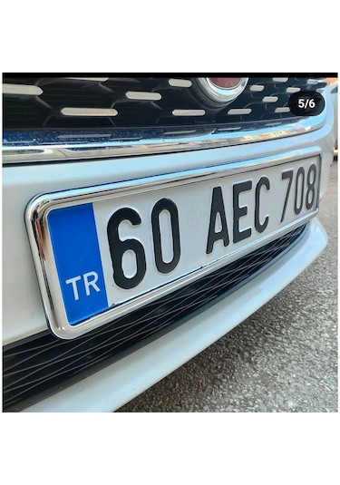 Oto Plaka Krom 2 Adet