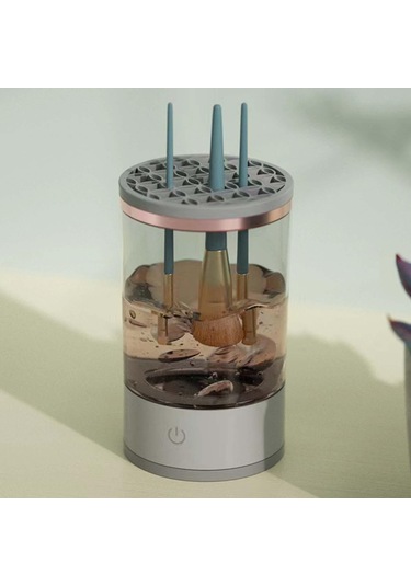 Suntek Makyaj Fırçası Temizleme Makinesi Usb Kurutucu Otomatik