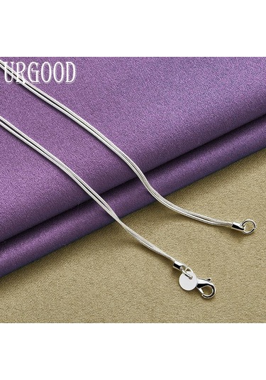 925 Ayar Gümüş Anahtar Kalp Kilit Kolye Yılan Zinciri Kadın Düğün Moda Charm Takı