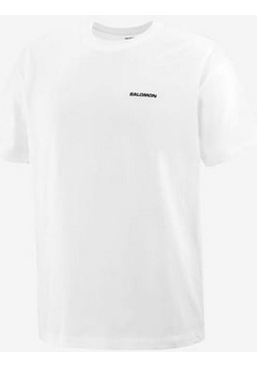 Salomon Logo Rx Tee M Whıte Erk T-shırt Lc2527400 Beyaz