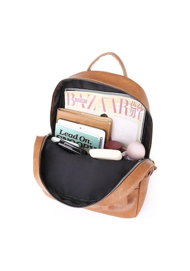 Novahub Siyah Vintage Kadın Sırt Çantası Yeni Lüks Seyahat Çantaları Büyük Kapasiteli Öğren Inek Kadın Sırt Çanta 56551583 Siyah