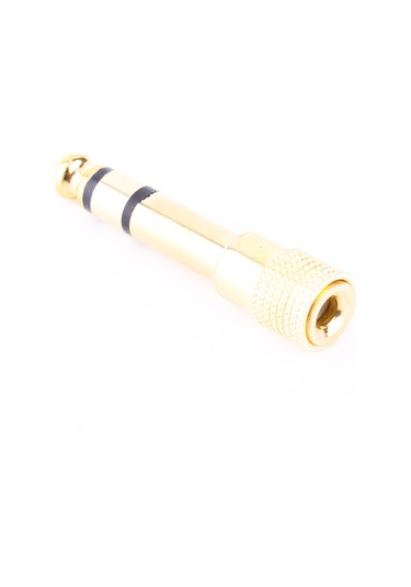 Moveevo Altın 3.5mm Dişi - 6.5mm Erkek Ses Çevirici, Optimal Sinyal Aktarımı, Sağlam Bağlantı, Ev Ve Profesyonel Ses Cihazları İçin