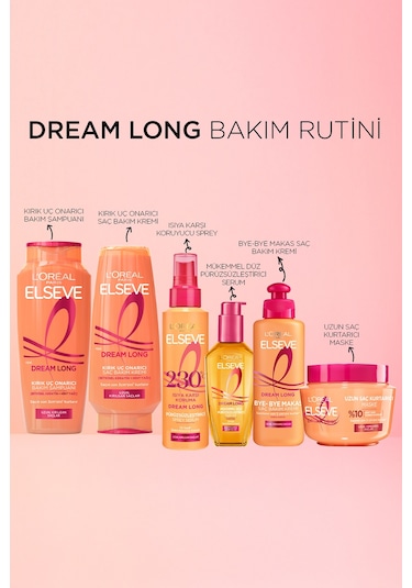 ELSEVE Dream Long Kırık Uç Onarıcı Bakım Şampuanı  300 ml
