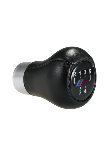 Fortunelane Bmw E90 E92 E60 E39 İçin Posh Deri Vites Topuzu - Konforlu Tasarım, Basit Montaj, Siyah Siyah