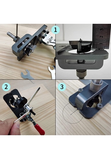 Alüminyum Tas Menteşe Kılavuz Seti